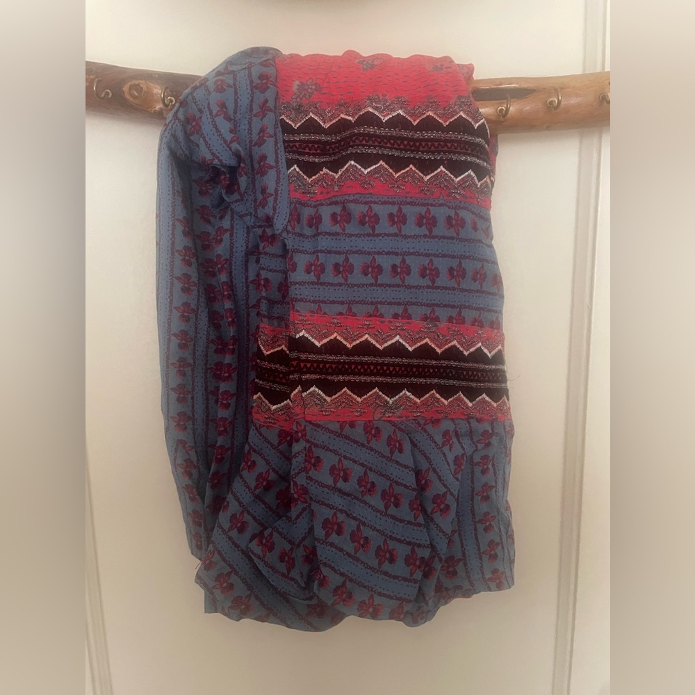 Bohemian oversized Free People Peasant Blouse xs - Picture 11 of 12